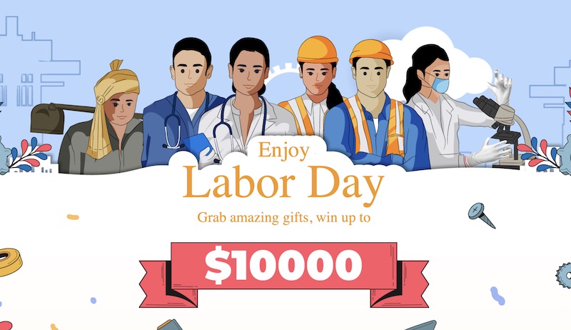 AUS Global Celebrates Labor Day with a Lucky Wheel Event Offering Up to $10,000 in Prizes